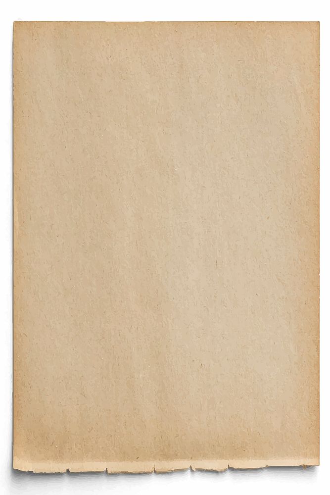 Blank brown paper design vector