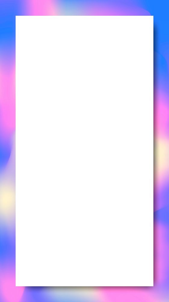 Pastel holographic pattern mobile phone wallpaper vector