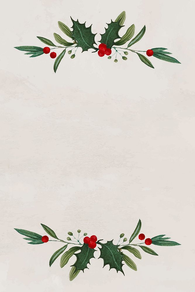 Festive Christmas frame design vector