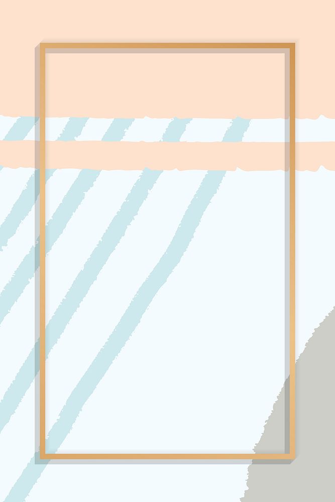 Blank frame on a hand drawn line background vector