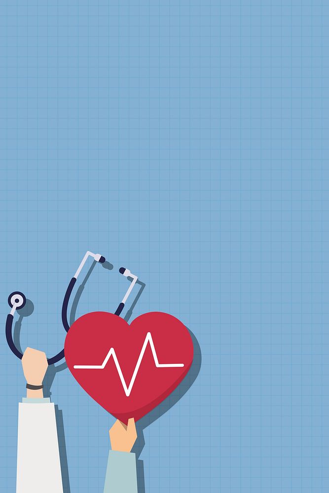 Health care themed background vector