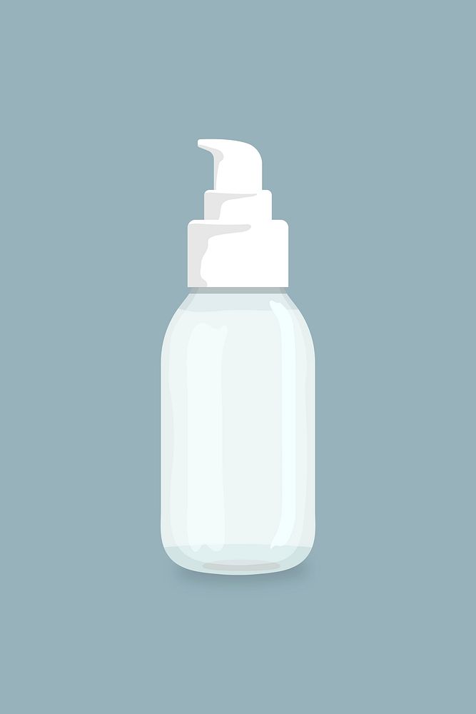 Hand sanitizer bottle to anti coronavirus element vector