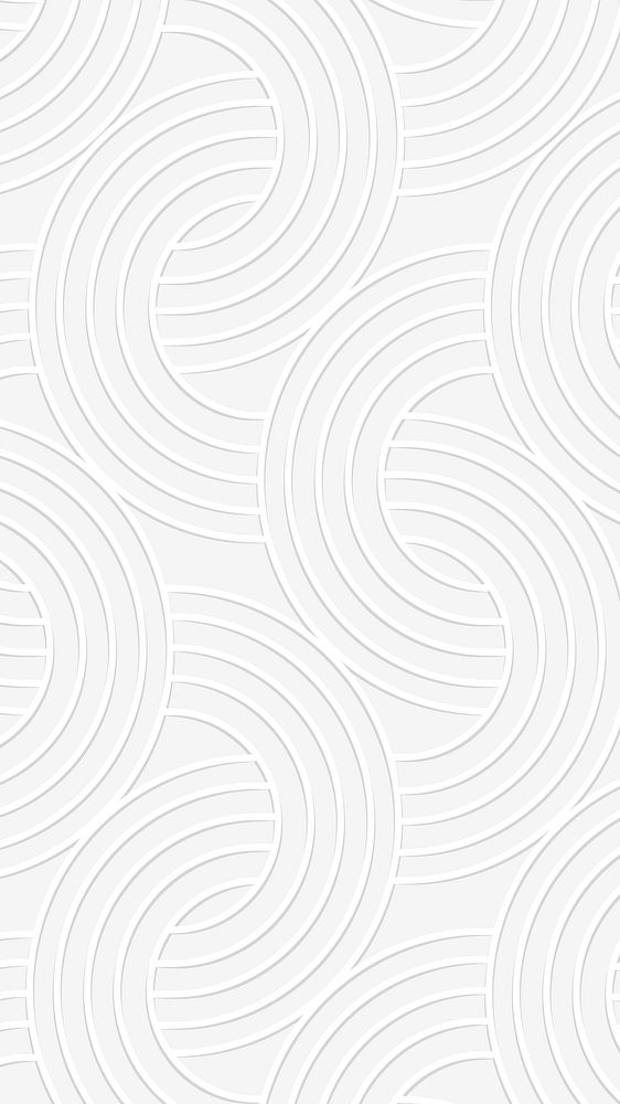 White interlaced rounded arc patterned background design resource