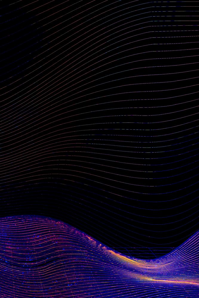 Purple neon 3D abstract wave pattern background