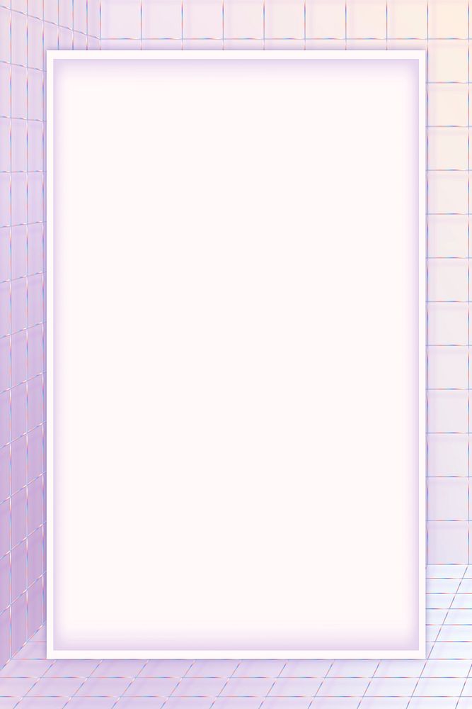 Psd 3D pastel grid patterned frame text space