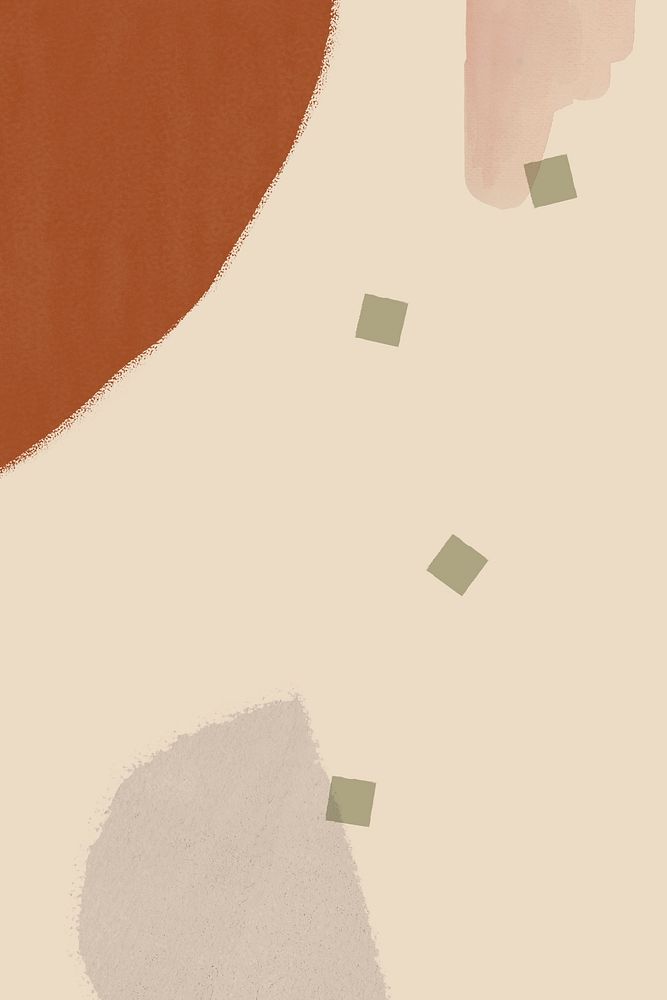 Brown and cream abstract watercolor background illustration