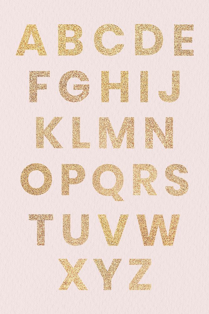 A-Z uppercase alphabet letters sticker | Premium PSD - rawpixel