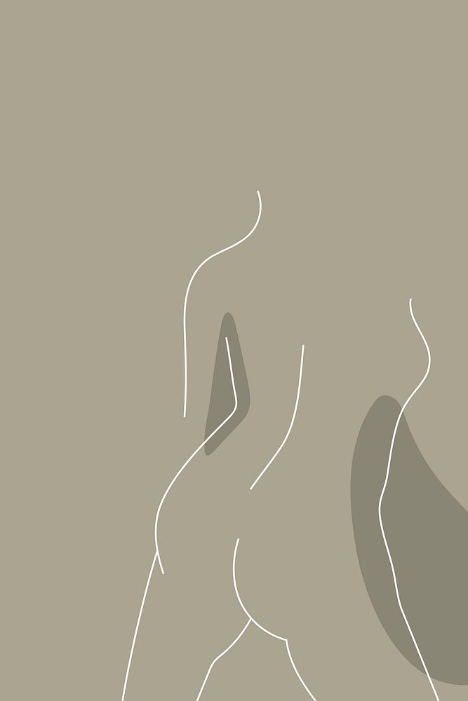Woman body from behind vector