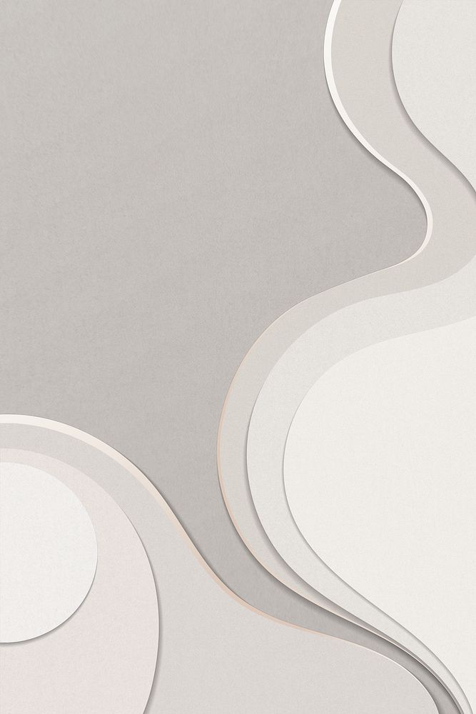 Abstract beige curve background vector