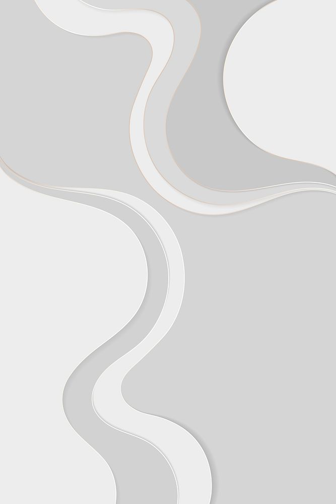 Abstract gray curve background vector