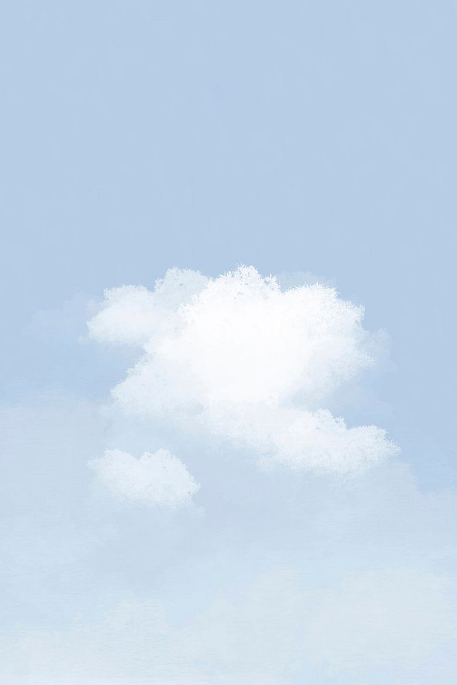 Background vector cloud on blue sky illustration