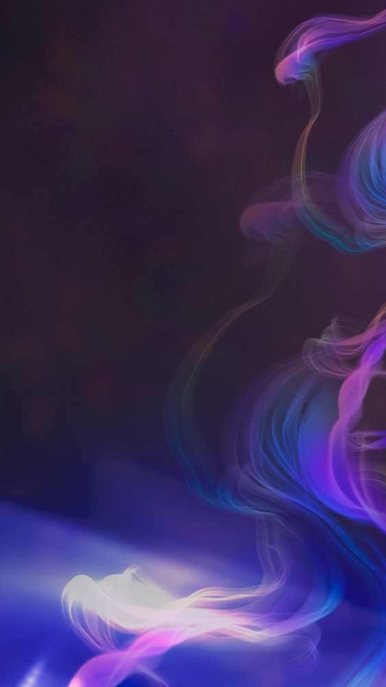 Purple smoke background for social media story