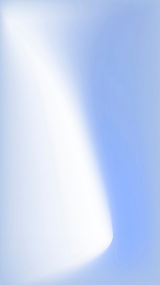 Blue gradient blur phone wallpaper vector