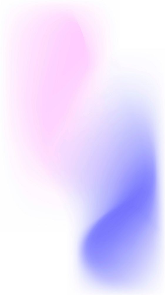 Gradient pink blue blur phone wallpaper vector