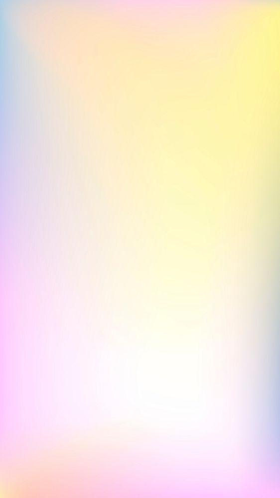 Gradient blur pastel yellow pink abstract mobile wallpaper