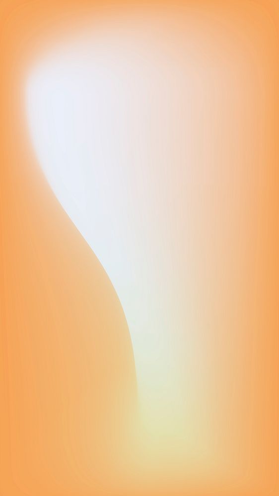 Orange gradient blur abstract phone wallpaper