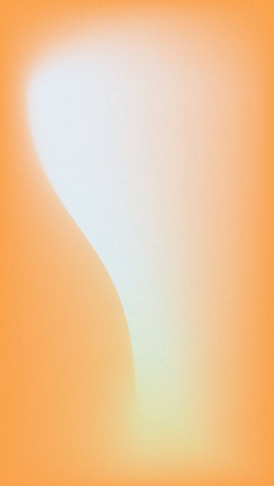 Gradient orange blur colorful phone wallpaper vector