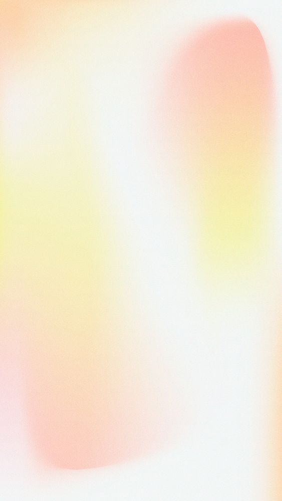 Yellow soft gradient blur pastel phone wallpaper vector