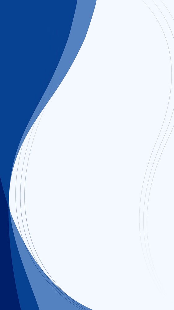 Simple blue curve background vector for business