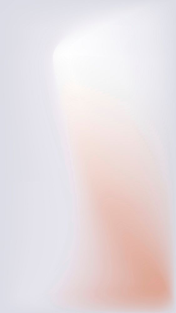 Gradient phone wallpaper vector in gray and pastel orange
