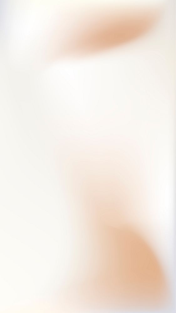 Gradient phone wallpaper in white and pastel orange
