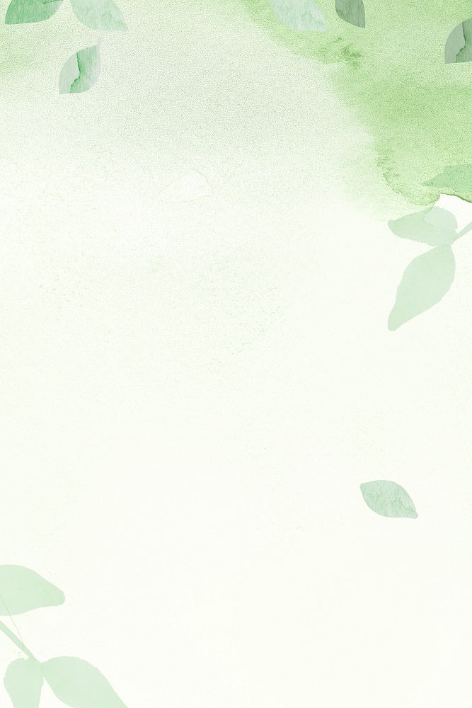 Environment green watercolor background with leaf border illustration                                                       …