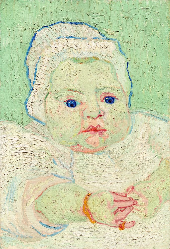 Roulin's Baby (1888) by Vincent Van Gogh. Original from The National Gallery of Art. Digitally enhanced by rawpixel.