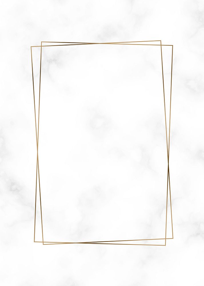Golden rectangle frame template vector