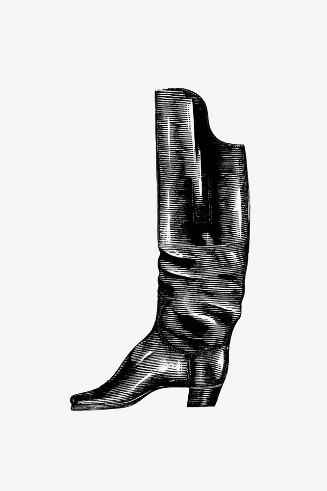 Shooting boot published by Henry Herbert (1893). Original from the British Library. Digitally enhanced by rawpixel.