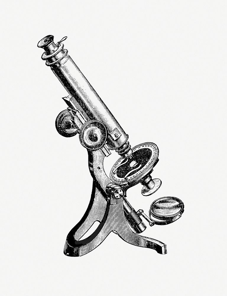 Petrological microscope with rotating stage published by C. Griffin & Co. (1893). Original from the British Library.…
