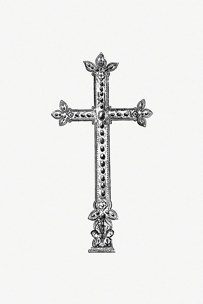 Drawing of a cross