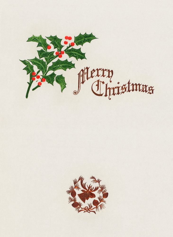Christmas dinner held by west end hotel at Portland, ME from (1905) The Buttolph collection of menus. Original from the New…