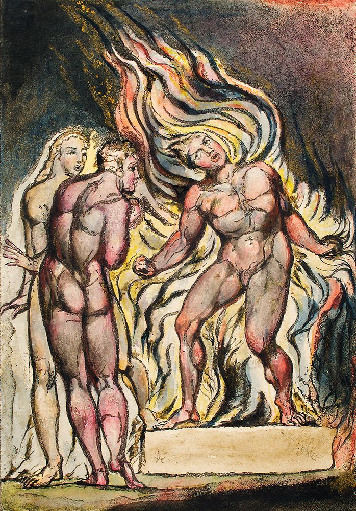 Los and Enitharmon knew that the Satan is Urizen from Milton: a Poem, To Justify the Ways of God to Men by William Blake…