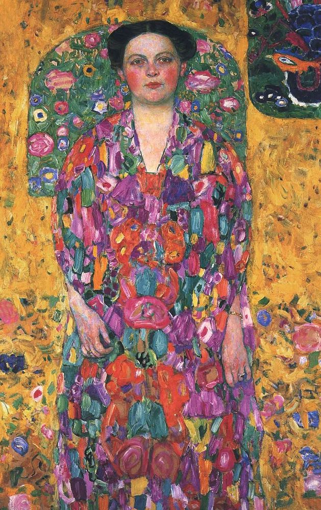 Gustav Klimt's Portrait of Eugenia Primavesi (1913) famous painting. Original from Wikimedia Commons. Digitally enhanced by…