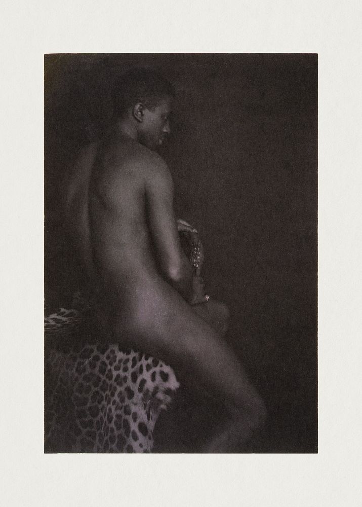 Nude photography of naked woman: Nude youth on leopard skin (1897) by Fred Holland. Original from Library of Congress.…