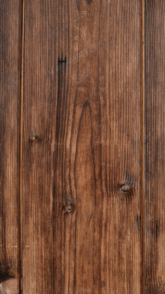 Brown wood texture phone wallpaper, high definition background
