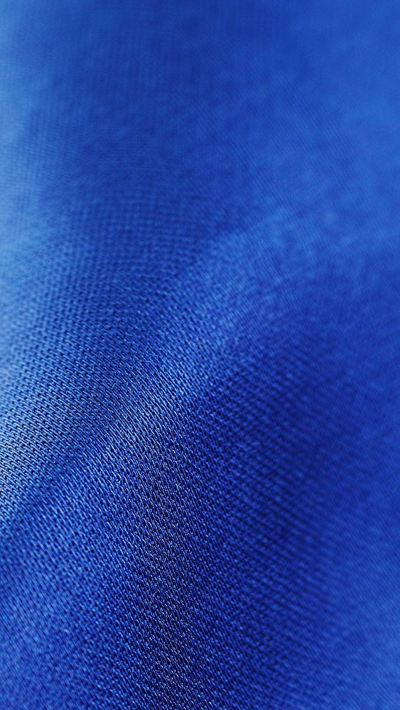 Blue fabric texture mobile wallpaper, aesthetic high definition background