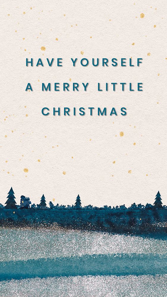 Christmas iPhone wallpaper template, festive season psd design