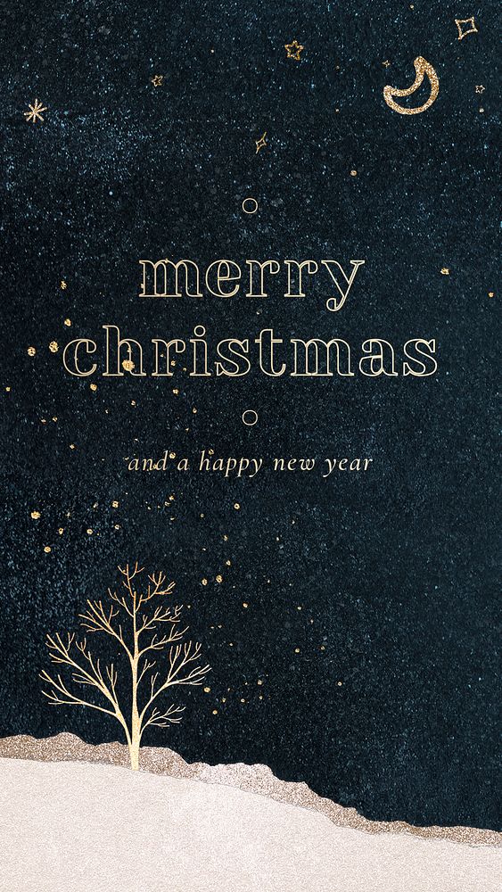 Christmas mobile wallpaper template, festive season psd design