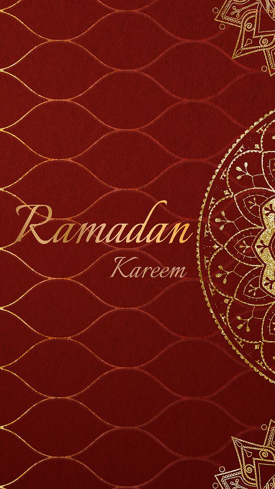 Ramadan Kareem Instagram story template, festive design, psd