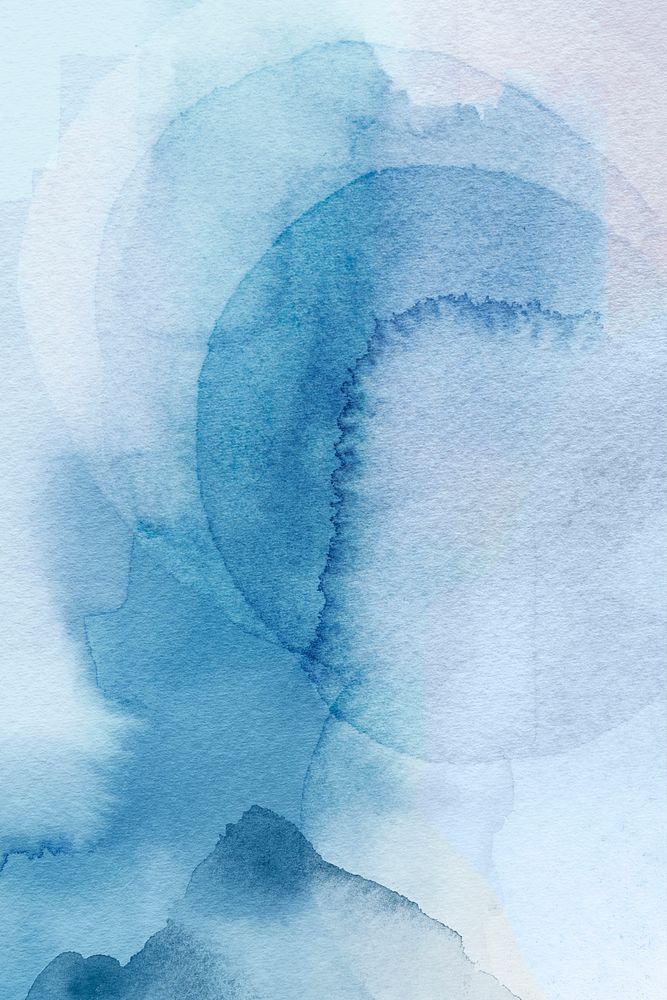 Abstract blue watercolor background, aesthetic design
