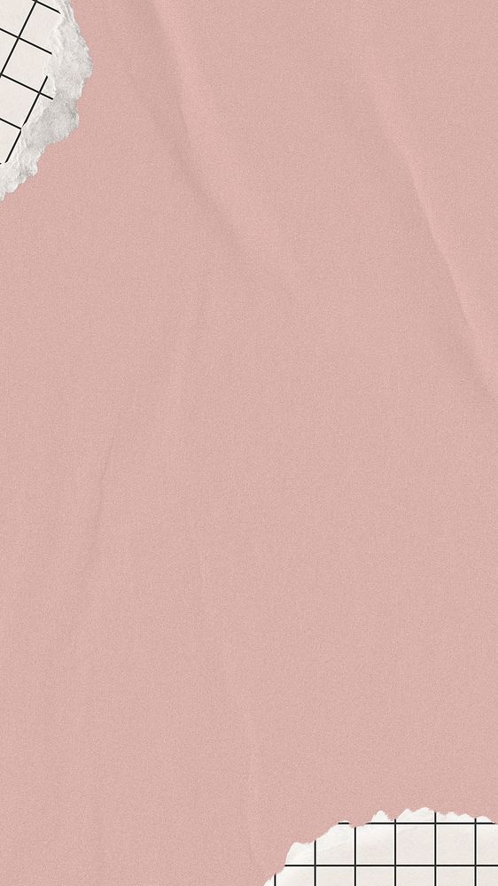 Feminine pink mobile wallpaper, paper texture background