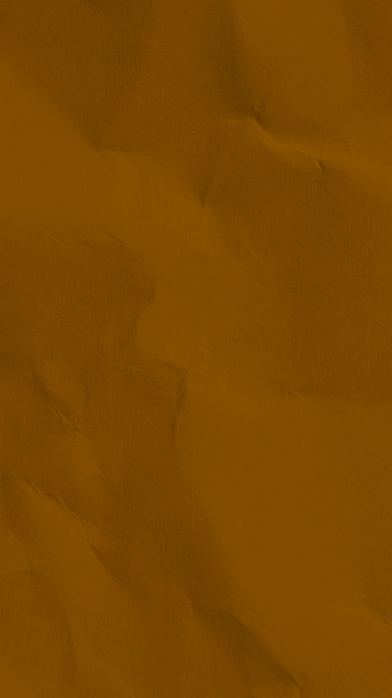 Brown mobile wallpaper, wrinkled paper texture