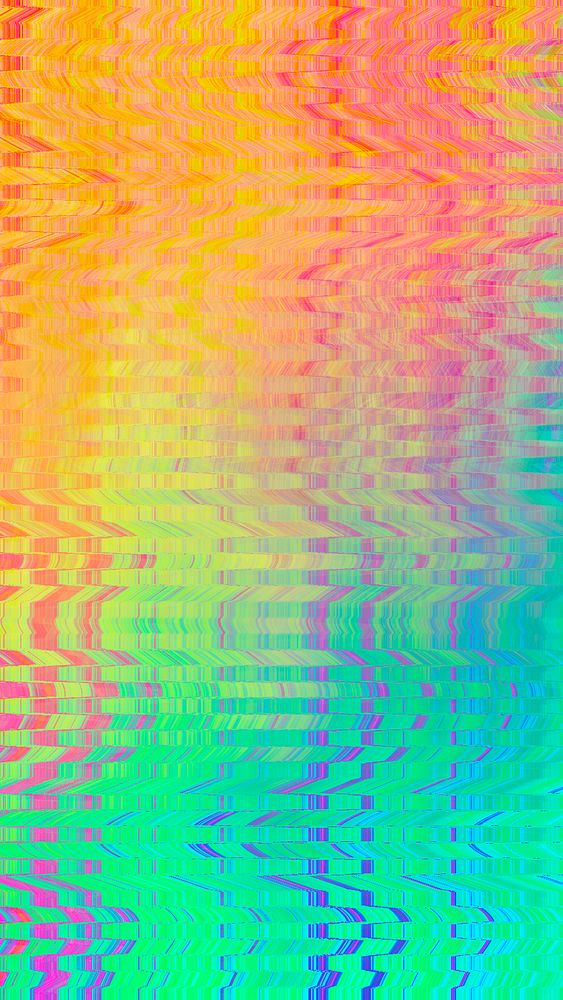 Colorful wavy textured mobile wallpaper design