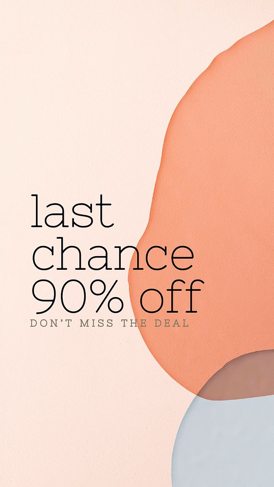 Last chance 90% off template psd