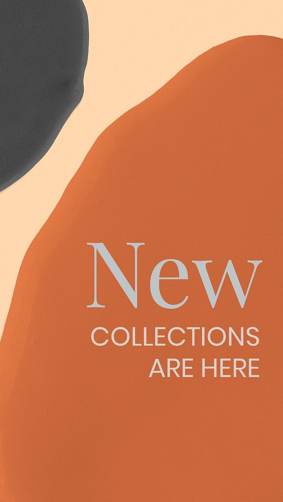 New collection are here template psd