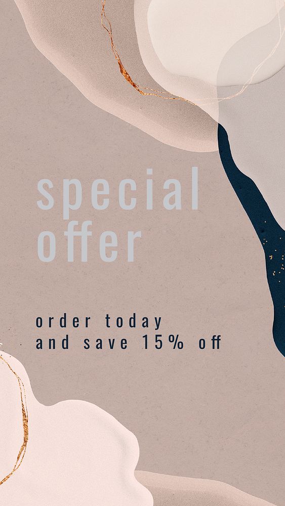 Special offer template advertisement psd