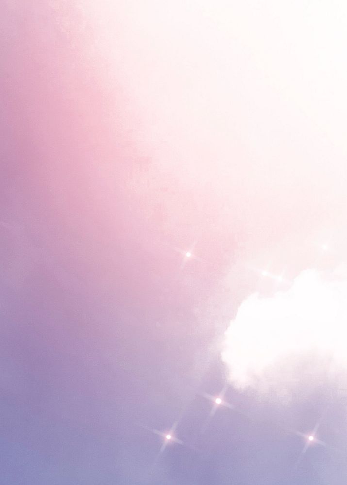 Sparkle cloud purple background image