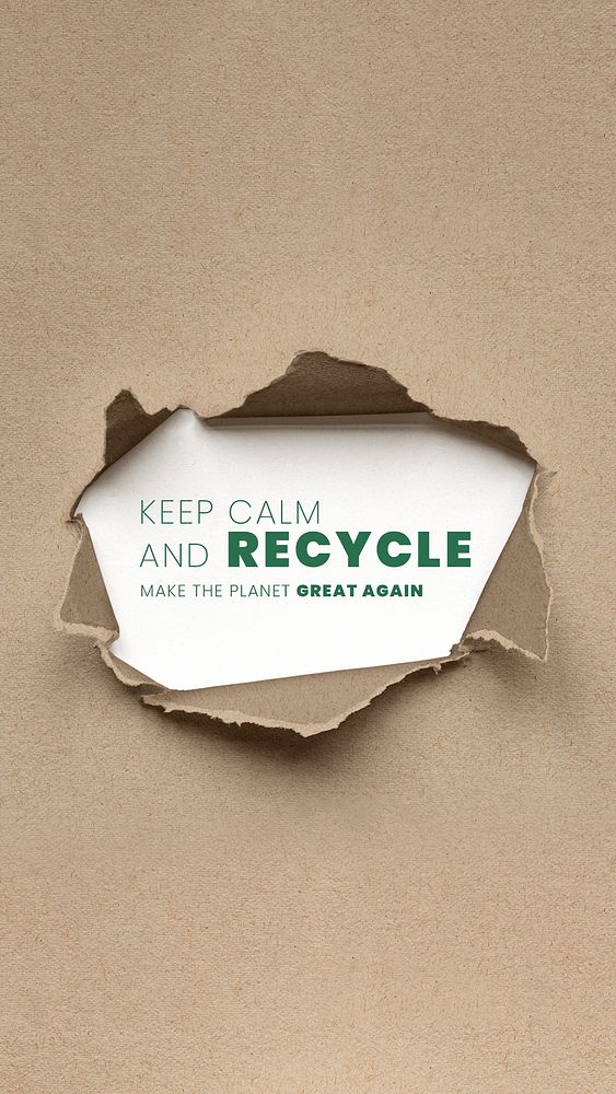 Go zero waste quote template psd social media story