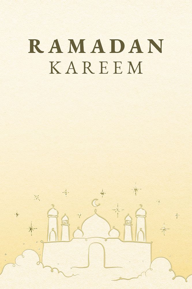 Editable ramadan template psd for social media post